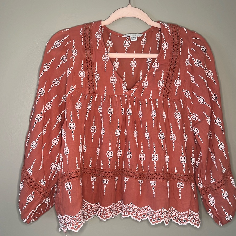 AE Floral Blouse